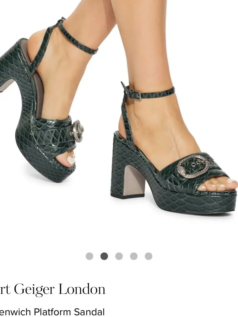 Kurt Geiger London Greenwich platform sandals - Picture 3 of 10